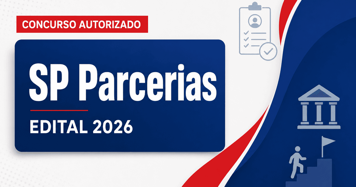 Concurso SP Parcerias tem banca definida para novo edital - SP Parcerias