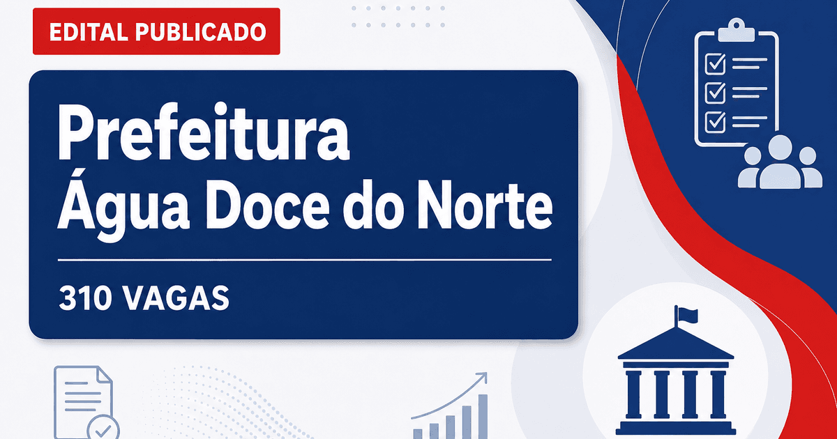 Prefeitura de Água Doce do Norte: Prefeitura de Água Doce do Norte - ES retifica concurso público com vagas imediatas e - Prefeitura de Água Doce do Norte