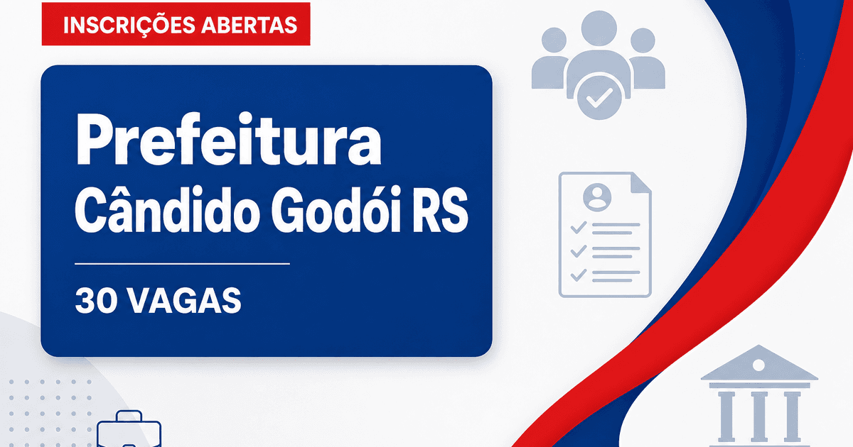 Prefeitura de Cândido Godói: Prefeitura de Cândido Godói - RS abre concurso com salários de até R$ 14.015,75 - Prefeitura de Cândido Godói