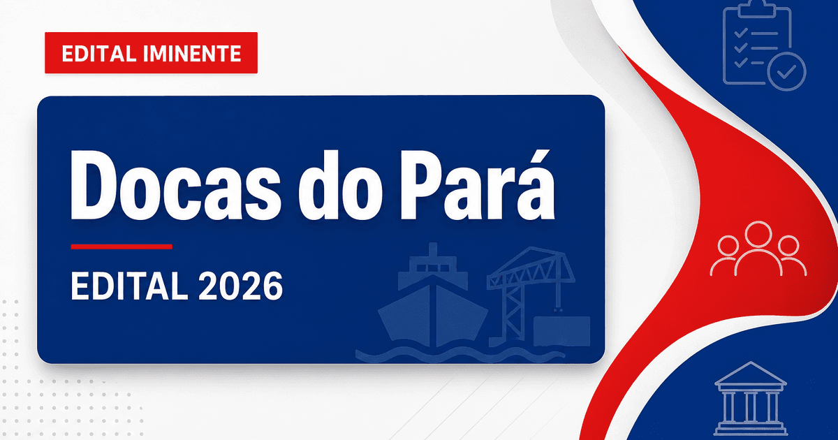 Concurso Docas PA: organizadora cria página para publicação dos editais - Docas do Pará