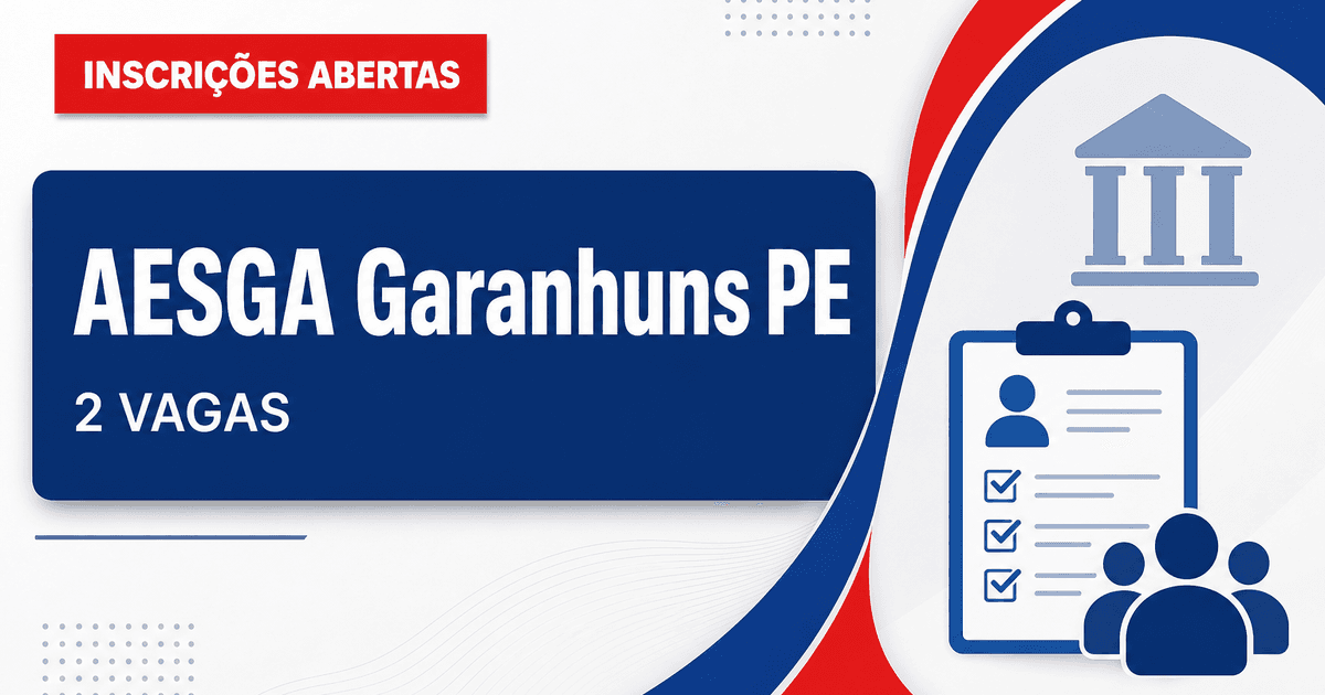 AESGA - Autarquia do Ensino Superior de Garanhuns: AESGA - PE abre processo seletivo para professores de nível superior - Autarquia do Ensino Superior de Garanhuns