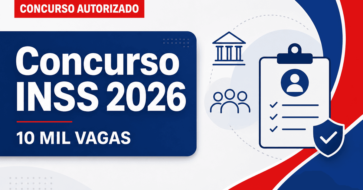 Concurso INSS: "ideal seria 10 mil vagas", diz ministro Wolney - INSS: "ideal seria 10 mil vagas", diz ministro Wolney