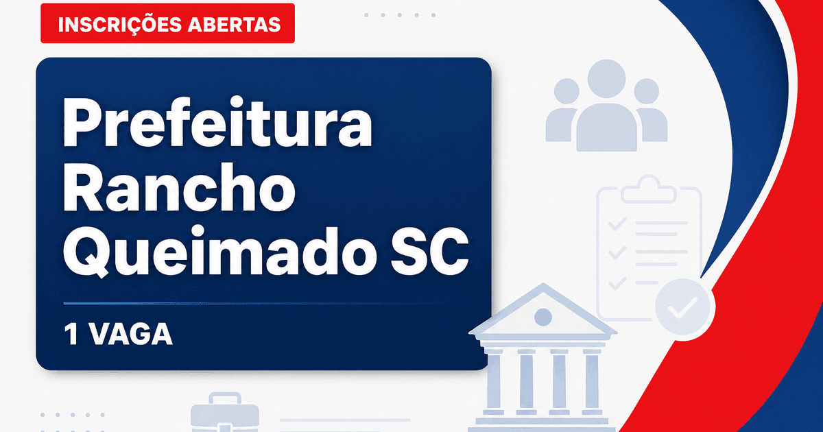 Prefeitura de Rancho Queimado: Prefeitura de Rancho Queimado - SC abre seleção para Agente de Serviços Gerais - Prefeitura de Rancho Queimado
