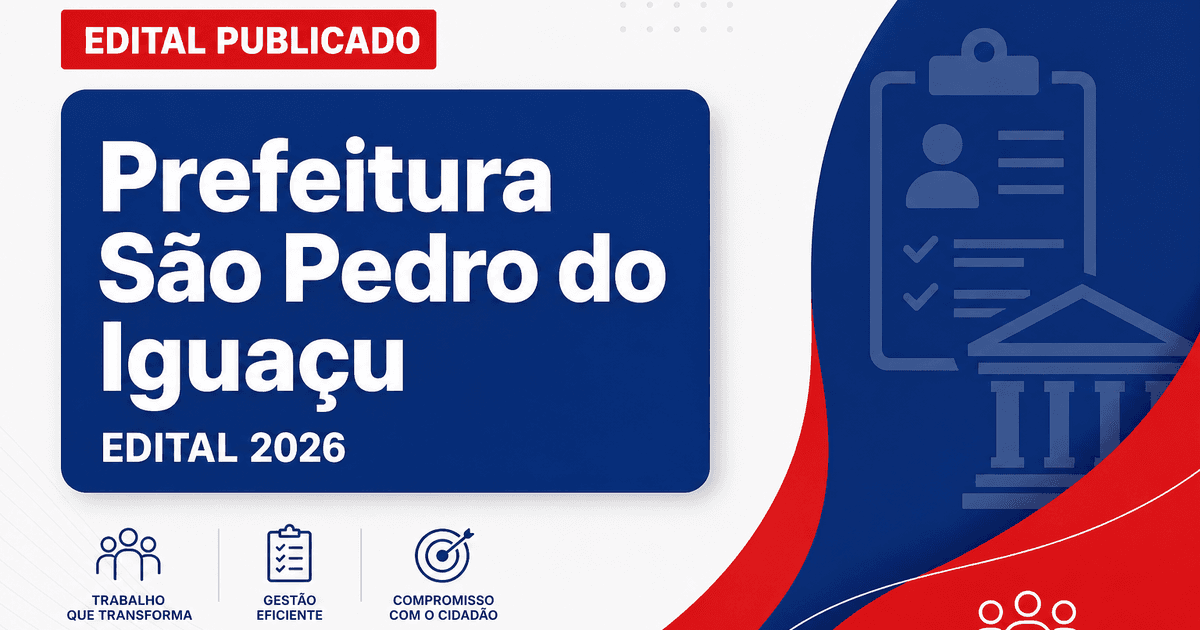 Prefeitura de São Pedro do Iguaçu - PR abre seleção para Médico Clínico Geral - Prefeitura de São Pedro do Iguaçu