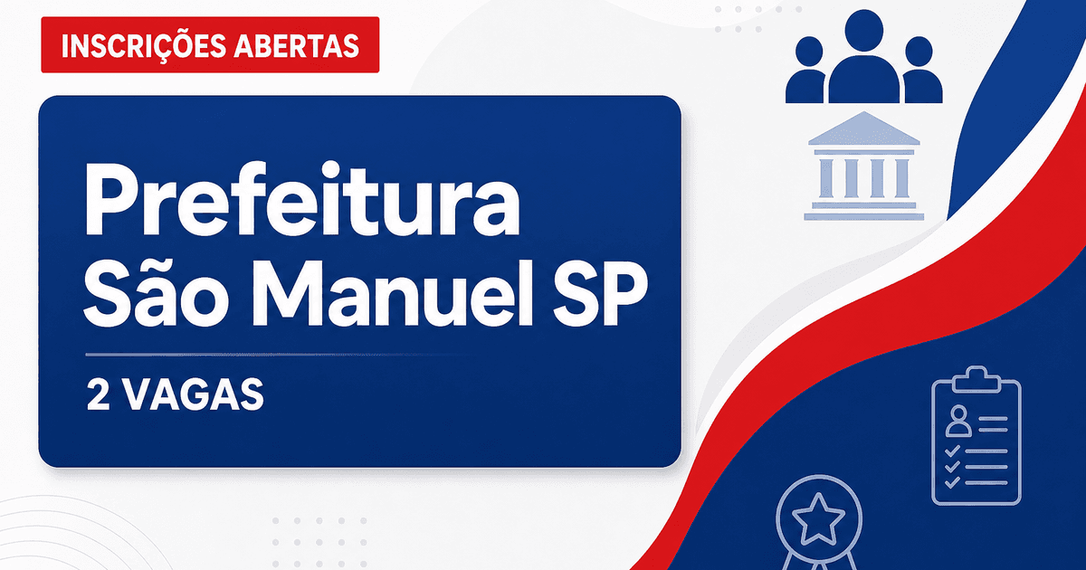 Prefeitura de São Manuel: Prefeitura de São Manuel - SP abre concurso público para Guarda Civil Municipal - Prefeitura de São Manuel