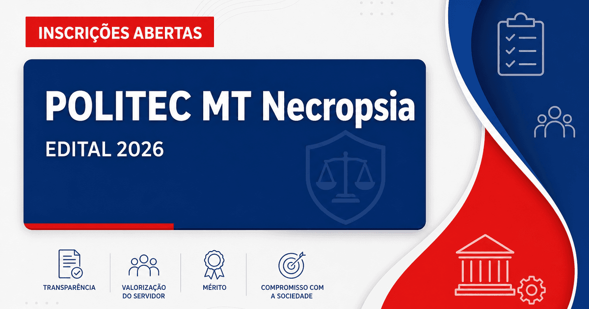 POLITEC - MT abre seleção para o cargo de Técnico em Necropsia - POLITEC
