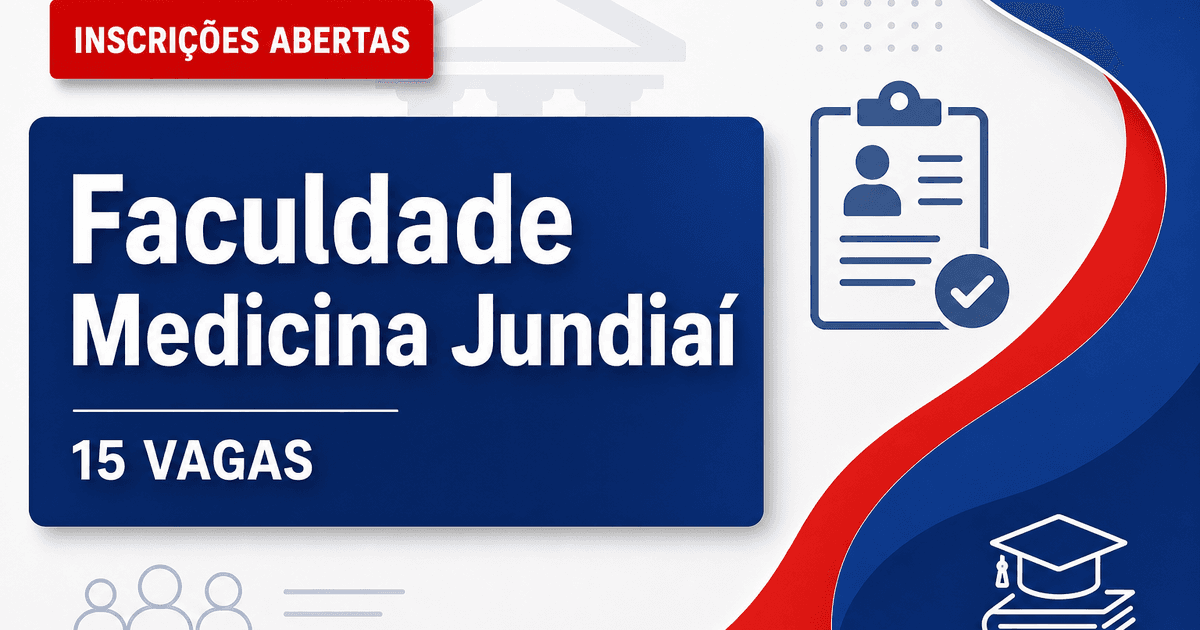 Concurso da FMJ (SP) abre inscrições para 15 vagas na cidade de Jundiaí - Faculdade de Medicina de Jundiaí