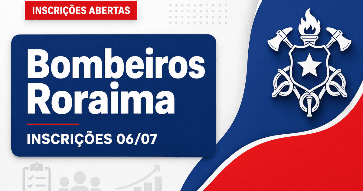 Concurso Bombeiros RR: edital a qualquer momento, inscrições começam segunda (6), segundo governador - Corpo de Bombeiros