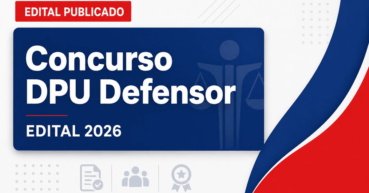 Concurso DPU para Defensor: regulamento publicado e etapas definidas - DPUra Defensor: regulamento publicado e etas definidas