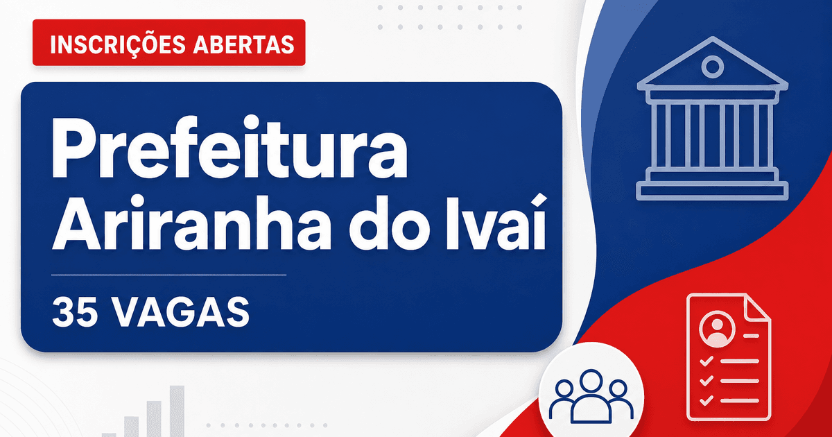 Prefeitura de Ariranha do Ivaí: Prefeitura de Ariranha do Ivaí - PR abre concurso público com salários de até R$ 6.513,0 - Prefeitura de Ariranha do Ivaí