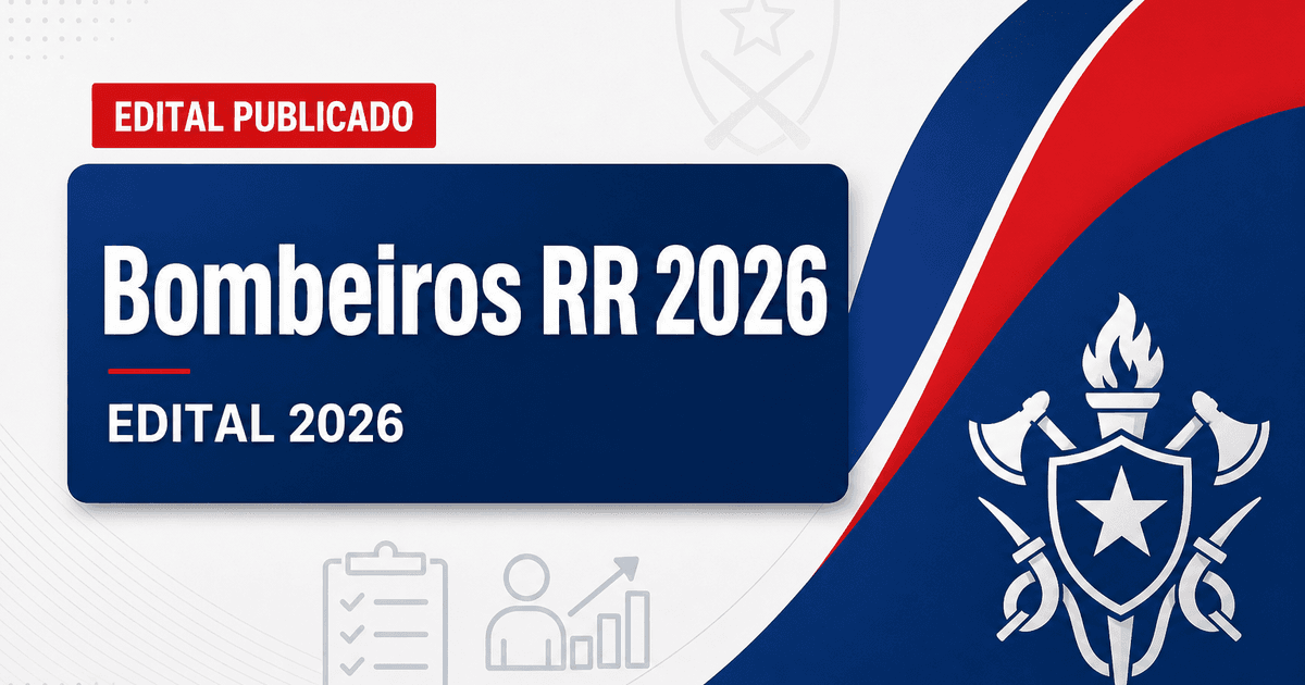 CBMRR - RR abre concurso público com vagas para soldados e oficiais - Corpo de Bombeiros Militar de Roraima