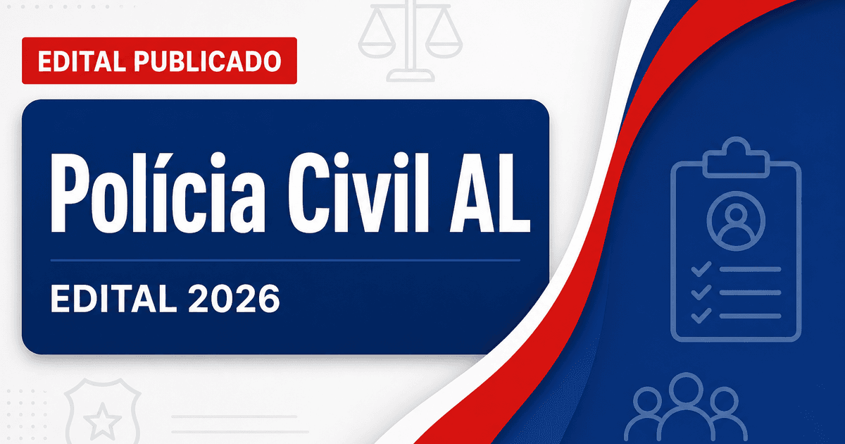 SEPLAG - AL publica edital de concurso público para Agente e Escrivão na Polícia Civil - Secretaria de Planejamento, Gestão e Patrimônio