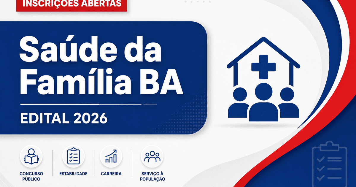 Fundação Estatal Saúde da Família BA abre processo seletivo para SVO - Fundação Estatal Saúde da Família BA