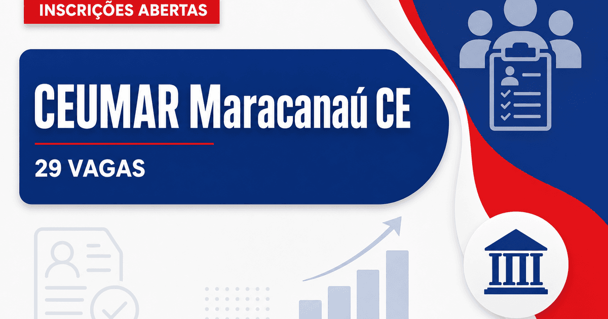 Processo seletivo CEUMAR Maracanaú CE abre 29 vagas para docentes - CEUMAR