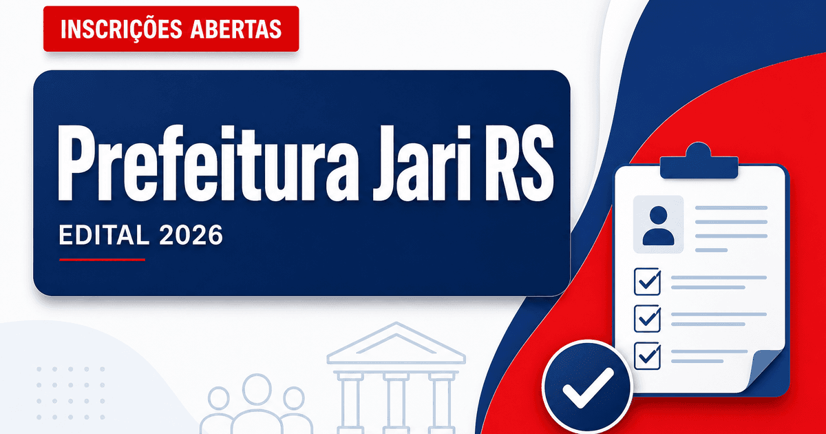 Prefeitura de Jari - RS abre processo seletivo para Professor de História - Prefeitura de Jari