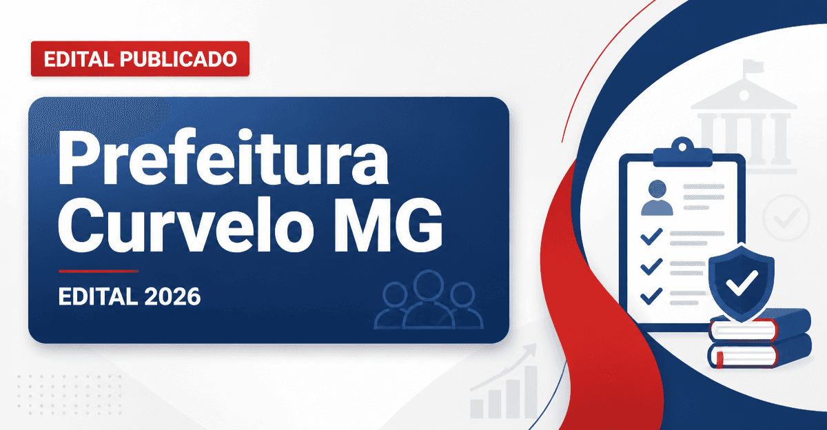 Prefeitura de Curvelo - MG abre processo seletivo com vagas para Agente de Apoio à Educação - Prefeitura de Curvelo