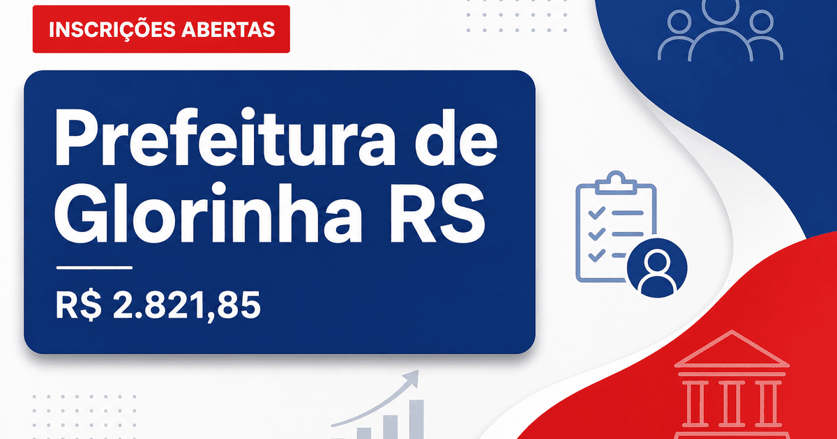 Prefeitura de Glorinha: Prefeitura de Glorinha - RS abre processo seletivo para Professor de Matemática - Prefeitura de Glorinha