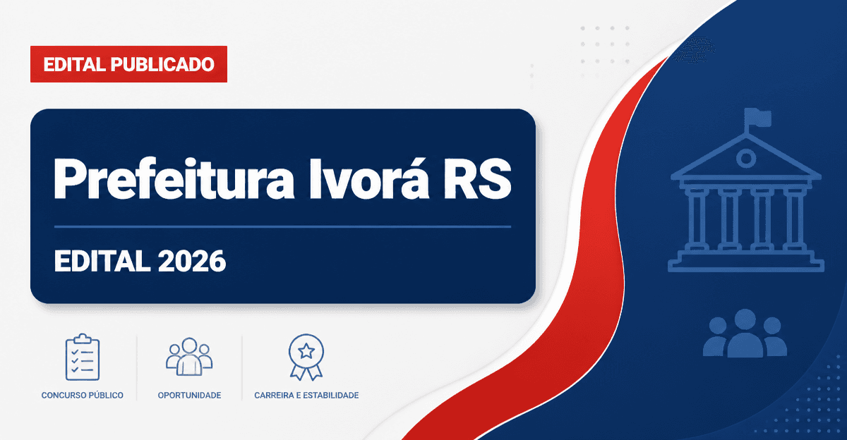 Prefeitura de Ivorá - RS abre processo seletivo com vaga para oficineiro - Prefeitura de Ivorá