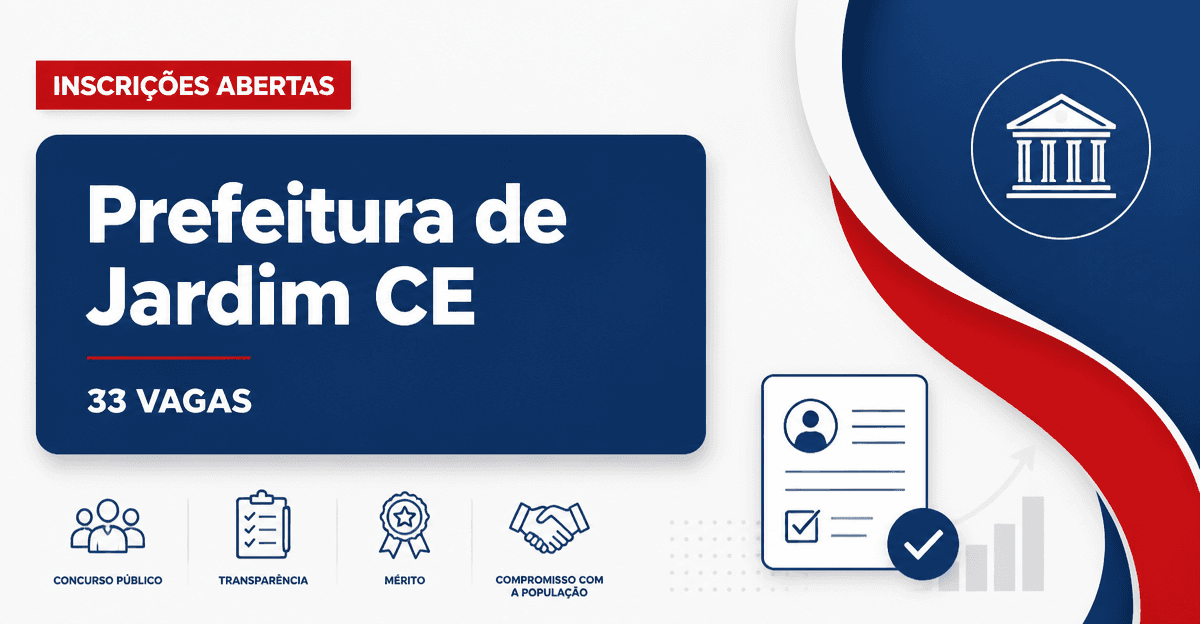 Prefeitura de Jardim: Prefeitura de Jardim - CE abre seleção com vagas para professores - Prefeitura de Jardim