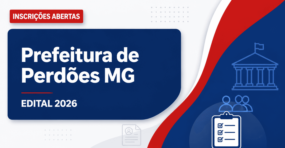 Prefeitura de Perdões: Prefeitura de Perdões - MG abre seleção para Médico de PSF e Psiquiatra - Prefeitura de Perdões