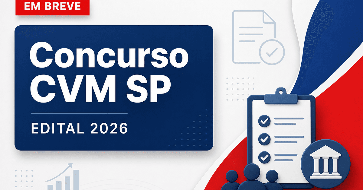 Concurso CVM: governo fala de nomeações, cronograma e excedentes - CVM: governo fala de nomeações, cronograma e excedentes