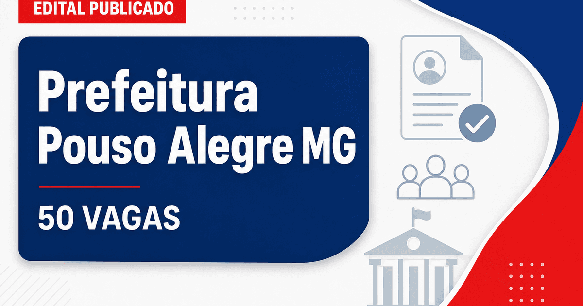 Prefeitura de Pouso Alegre: Prefeitura de Pouso Alegre - MG retifica edital de concurso para Guarda Civil Municipal - Prefeitura de Pouso Alegre
