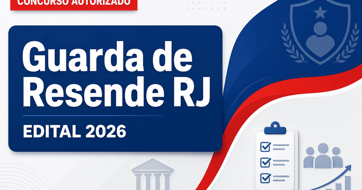 Concurso Guarda de Resende RJ: banca é definida para novo edital - Guarda de Resende