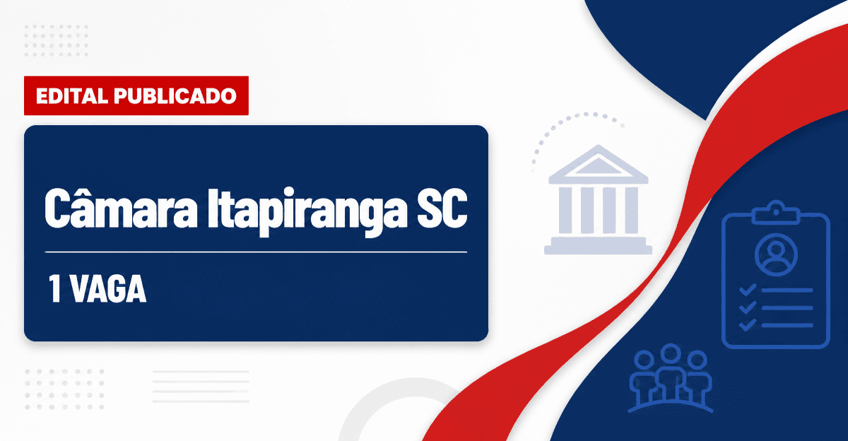 Câmara de Vereadores de Itapiranga: Câmara de Itapiranga - SC retifica edital de concurso público - Câmara de Vereadores de Itapiranga