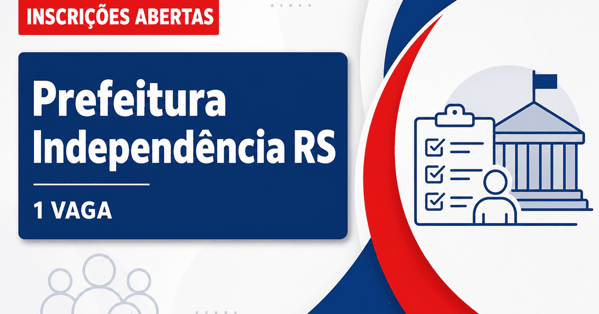 Prefeitura de Independência RS abre processo seletivo para psicólogo com 1 vaga - Prefeitura de Independência