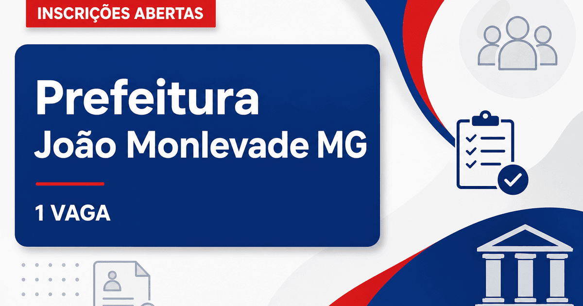 Prefeitura de João Monlevade MG abre processo seletivo para médico com 1 vaga - Prefeitura de João Monlevade