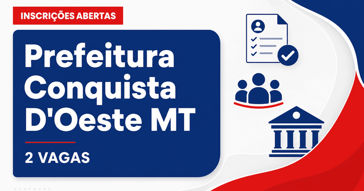 Prefeitura de Conquista D'Oeste: Prefeitura de Conquista D'Oeste - MT retifica processo seletivo para Agentes de Saúde e - Prefeitura de Conquista D'Oeste