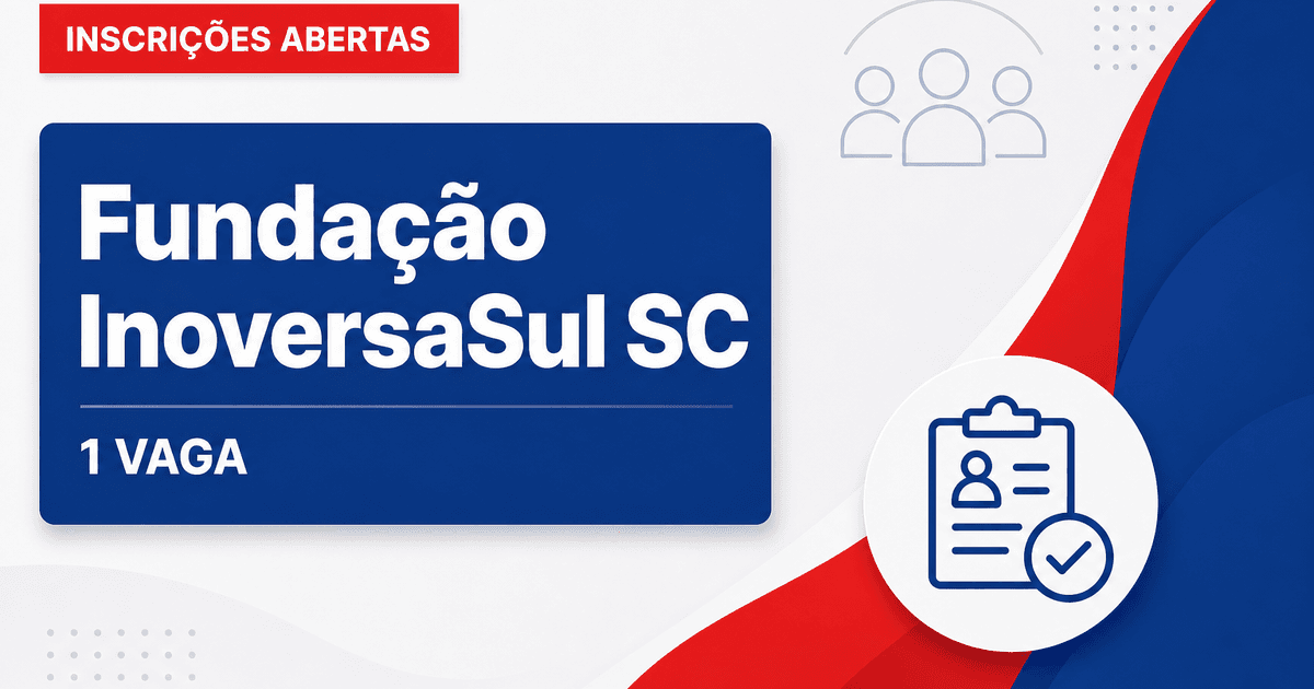 Fundação InoversaSul Tubarão SC abre processo seletivo para professor de História 1 vaga - Fundação InoversaSul