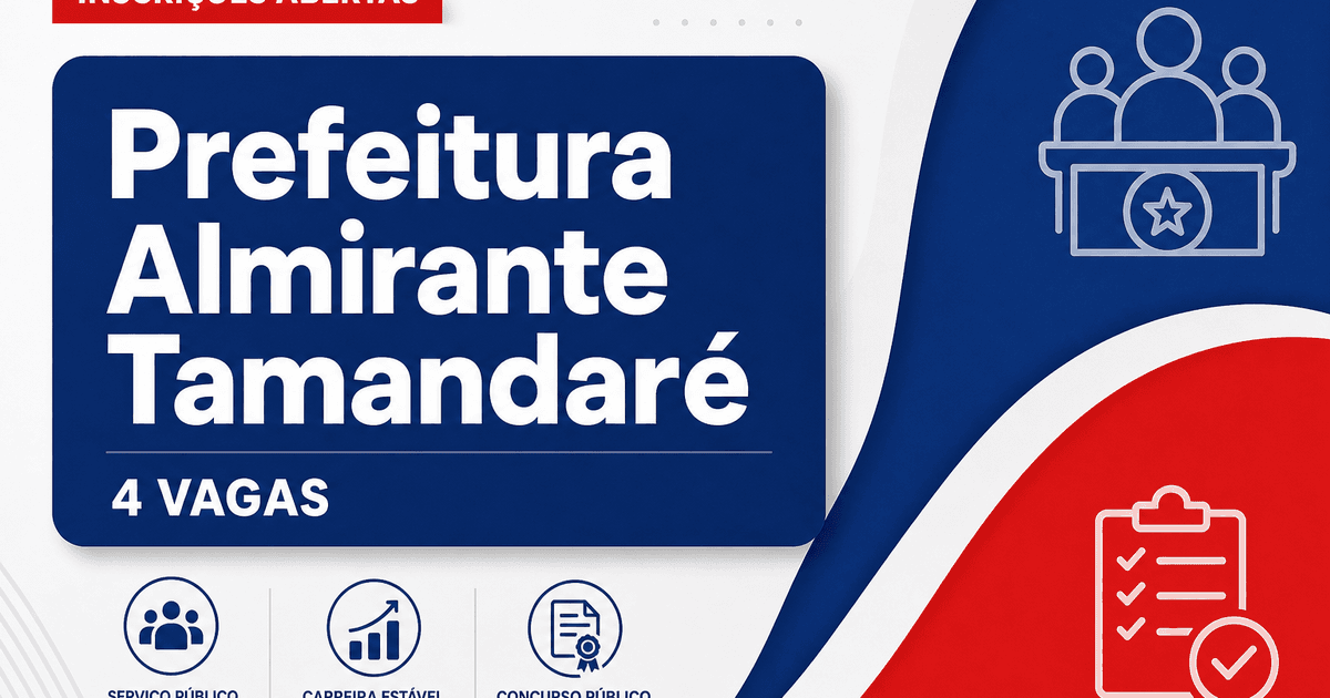 Prefeitura de Almirante Tamandaré PR abre processo seletivo com 4 vagas para técnico em enfermagem - Prefeitura de Almirante Tamandaré