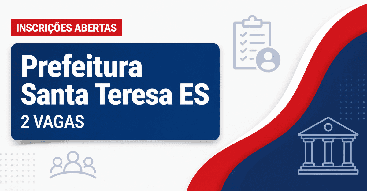 Prefeitura de Santa Teresa ES abre processo seletivo para motoristas com 2 vagas - Prefeitura de Santa Teresa