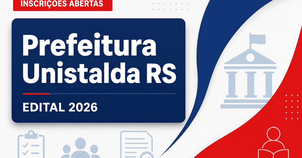 Prefeitura de Unistalda - RS abre seleção para Instrutor de Informática - Prefeitura de Unistalda