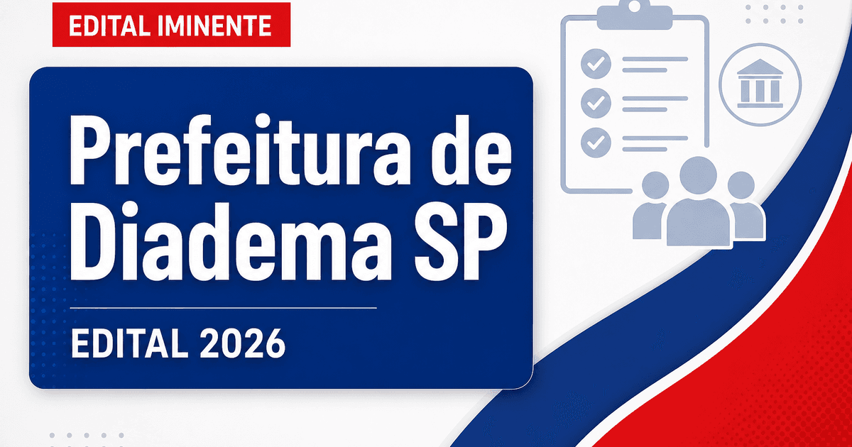 Concurso Prefeitura de Diadema SP: contratada banca para nova seleção; edital já pode sair - Prefeitura de Diadema
