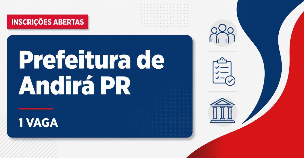 Prefeitura de Andirá: Prefeitura de Andirá - PR abre processo seletivo para o cargo de Veterinário - Prefeitura de Andirá