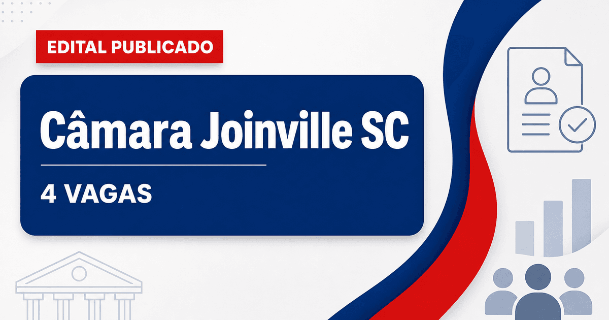 CVJ - Câmara de Vereadores de Joinville: Câmara de Joinville - SC retifica concurso público com salários de até R$ 9.828 - Câmara de Vereadores de Joinville