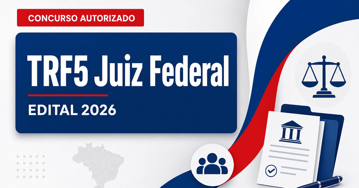 Concurso TRF5 tem banca definida para novo edital de juiz - Tribunal Regional Federal da 5ª Região