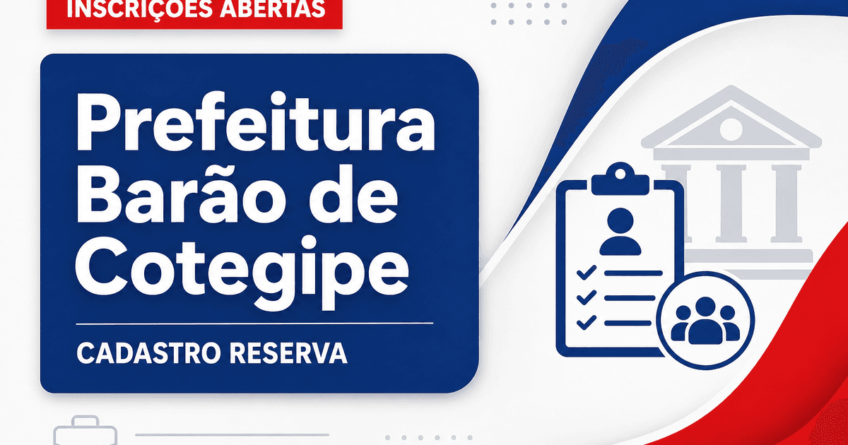 Prefeitura de Barão de Cotegipe: Prefeitura de Barão de Cotegipe - RS abre processo seletivo para professores - Prefeitura de Barão de Cotegipe