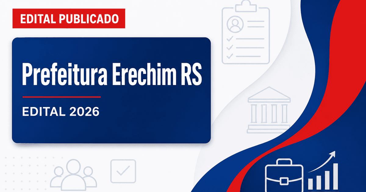 Prefeitura de Erechim - RS abre vaga para médico endocrinologista - Prefeitura de Erechim