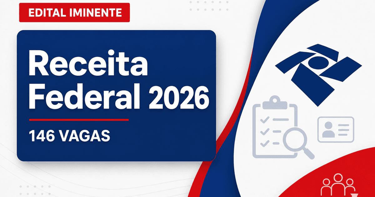 Concurso Receita Federal: edital para 146 vagas deve sair até janeiro - Receita Federal: editalra 146 vagas deve sair até janeiro