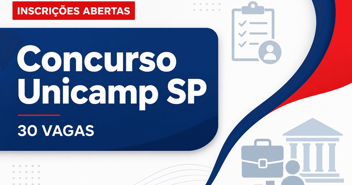 Concurso da Unicamp: reta final de inscrições para quase 30 vagas - Universidade Estadual de Campinas