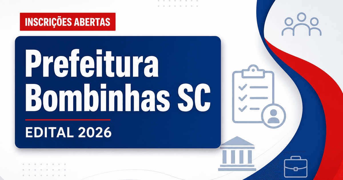 Prefeitura de Bombinhas - SC abre seleção para Agente da Fiscalização de Temporada e Agente da TPA - Prefeitura de Bombinhas