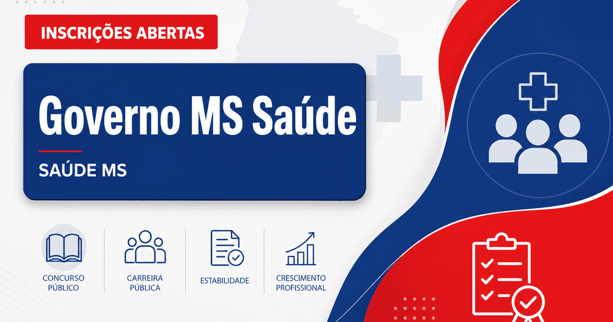 Governo de Mato Grosso do Sul - MS abre seleção para profissionais de saúde em diversas especialidades - Governo de Mato Grosso do Sul