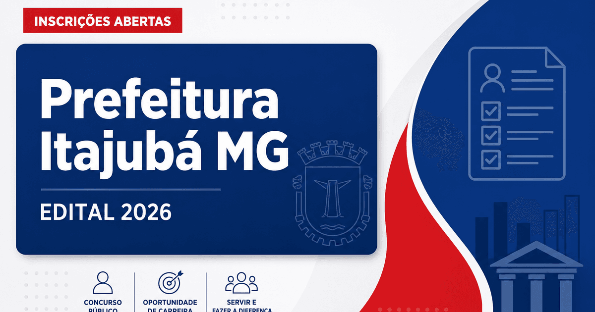 Prefeitura de Itajubá - MG abre processo seletivo para assistente social - Prefeitura de Itajubá