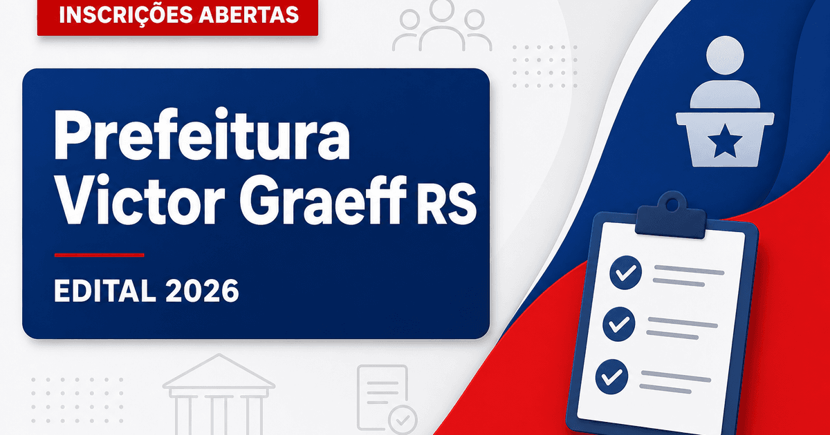 Prefeitura de Victor Graeff - RS abre vagas em processo seletivo para operários - Prefeitura de Victor Graeff