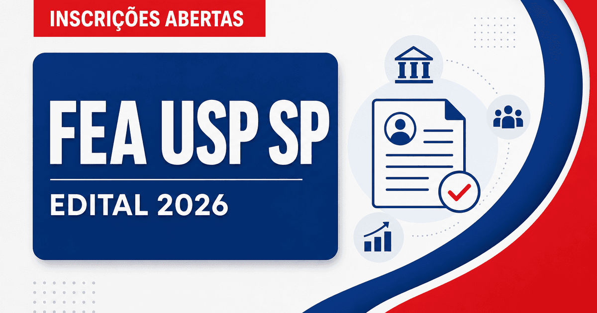 FEA - SP abre processo seletivo para vagas imediatas e formação de cadastro de reserva - Fundação de Estudos Avançados da Universidade de São Paulo