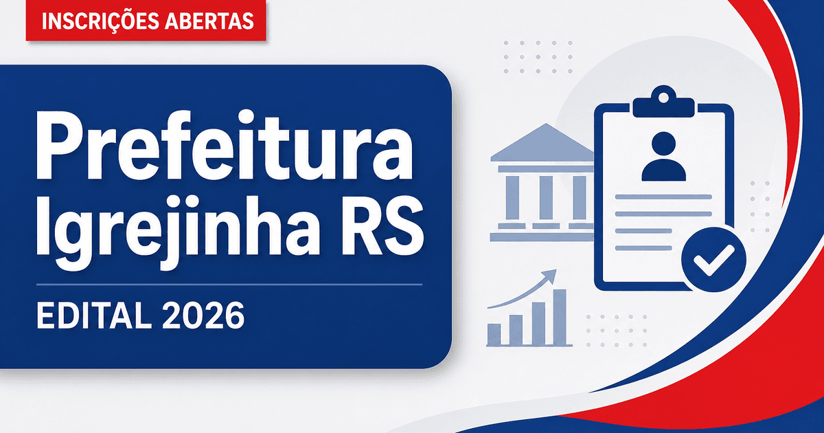 Prefeitura de Igrejinha - RS abre processo seletivo para professor de matemática - Prefeitura de Igrejinha