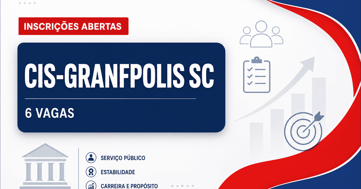 CIS-GRANFPOLIS - Consórcio Público Interfederativo de Saúde da Região da Grande Florianópolis: CIS-GRANFPOLIS - SC abre - Consórcio Público Interfederativo de Saúde da Região da Grande Florianópolis